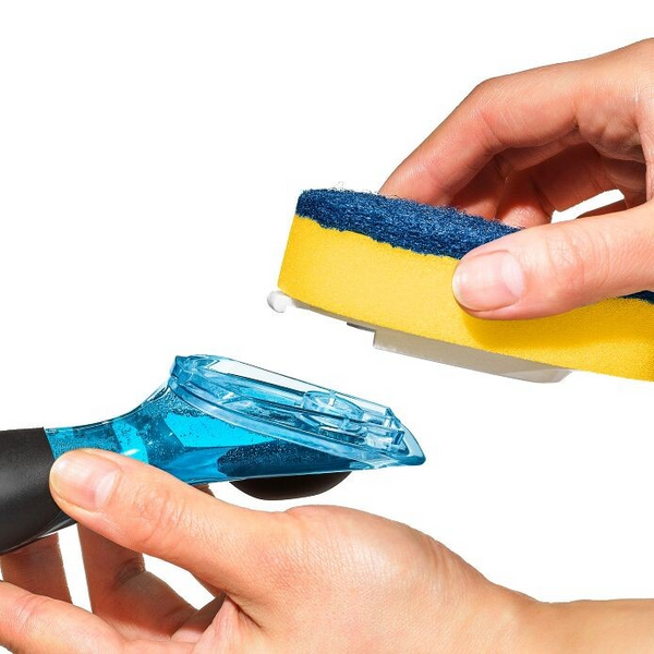 Soap Dispensing Dish Scrub