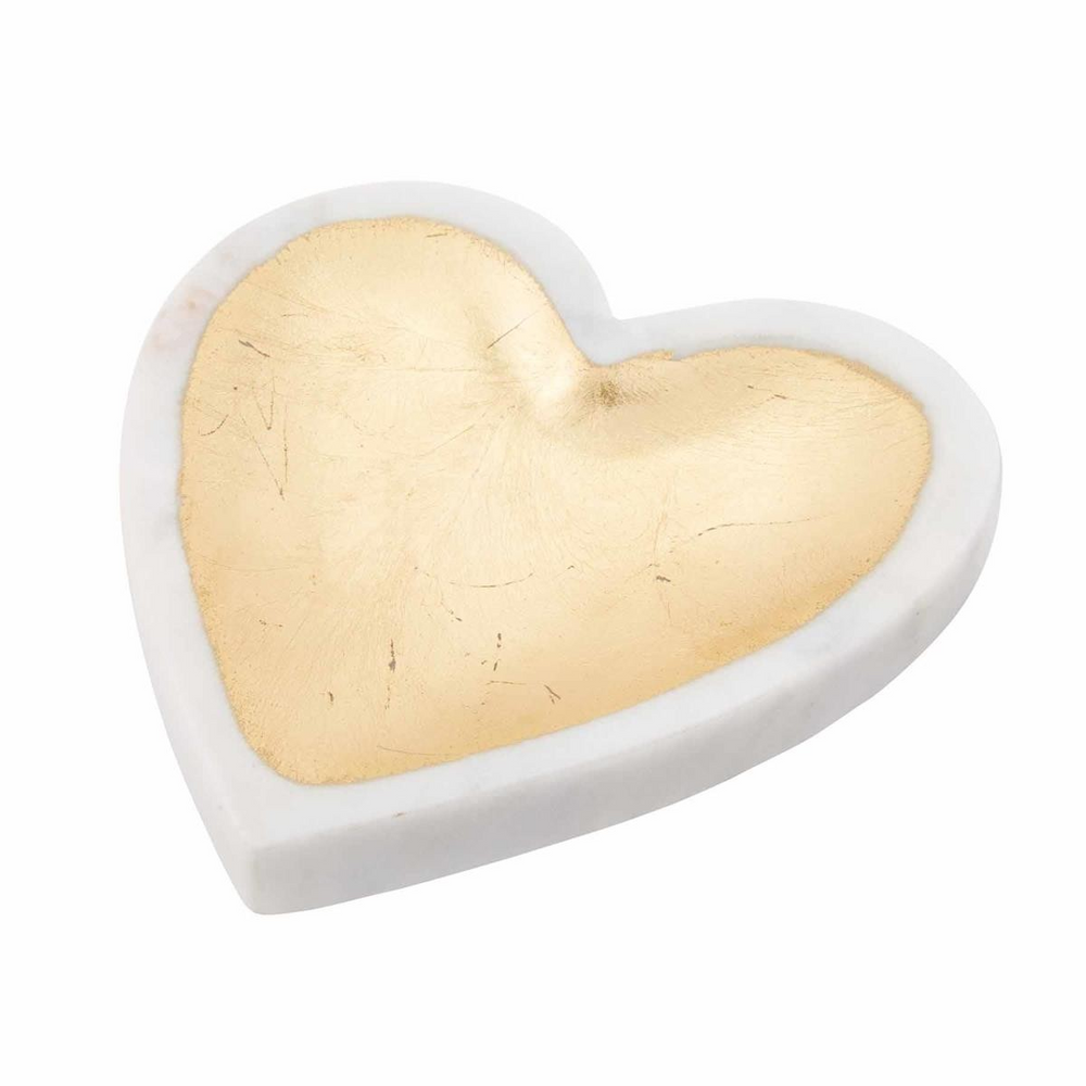 White Heart Trinket Tray