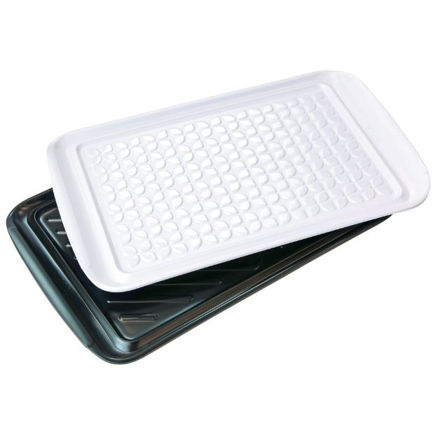 Large Prep & Serve BBQ Trays - Set Of 2