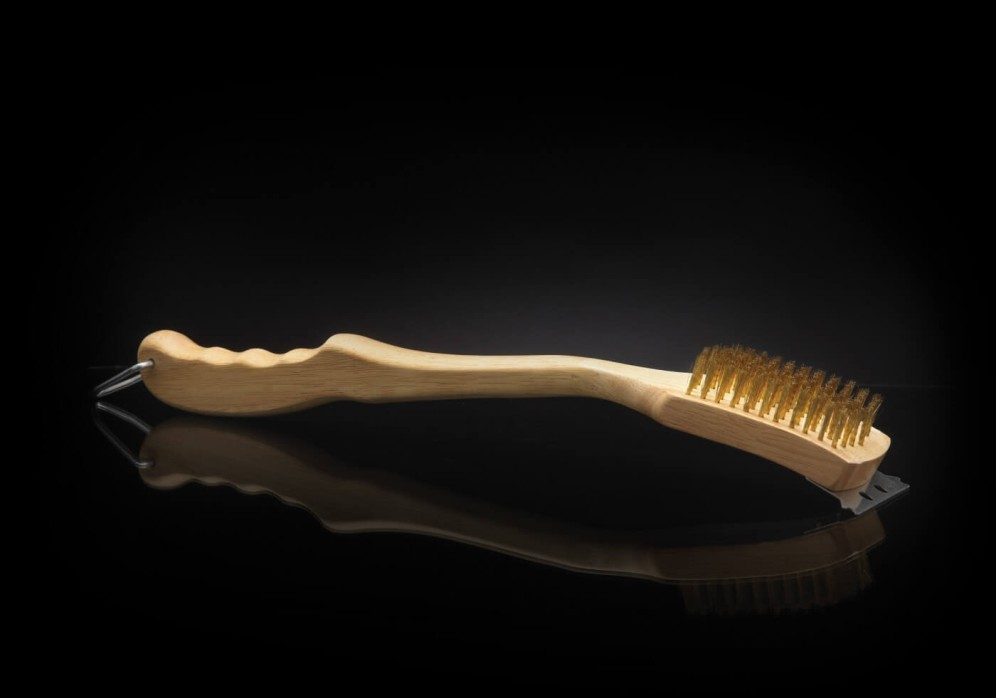 Grill Brush with Brass Bristles