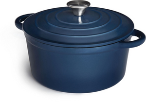 Cast Iron Round Casserole Dish 4.5QT