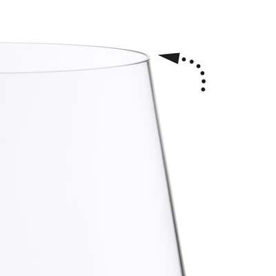 SET OF 4 Gala Stemless Red Wine Glasses 14 OZ