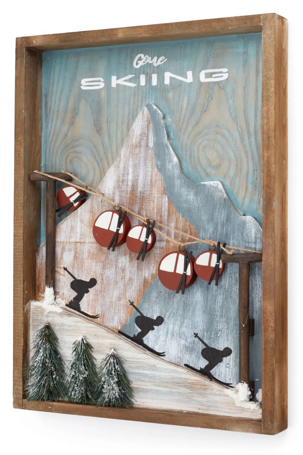 "Gone Skiing" Wall Decor