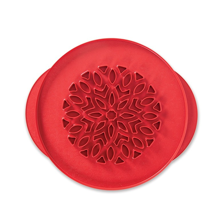 12" Lattice & Hearts Reversible Pie Top Cutter