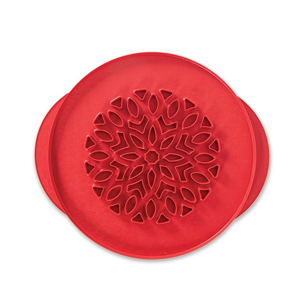 12" Lattice & Hearts Reversible Pie Top Cutter
