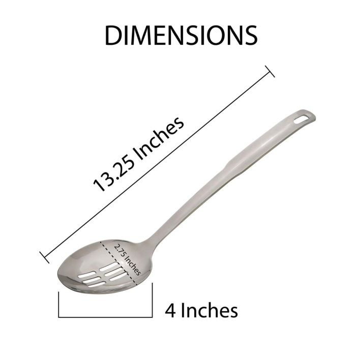 Kitchen Slotted Serving Spoon, 12.5in