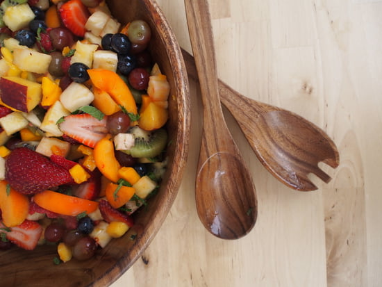 Acacia 12" Fork & Spoon Serving Set