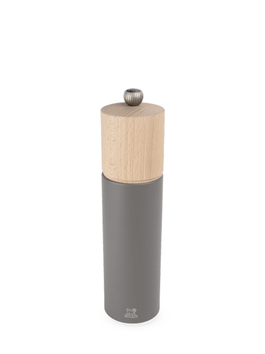 Peugeot Boreal Rock Grey Beechwood Pepper Mill 8"