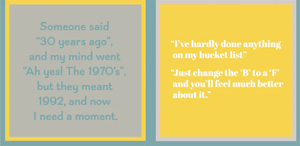 B to F Cocktail Napkin