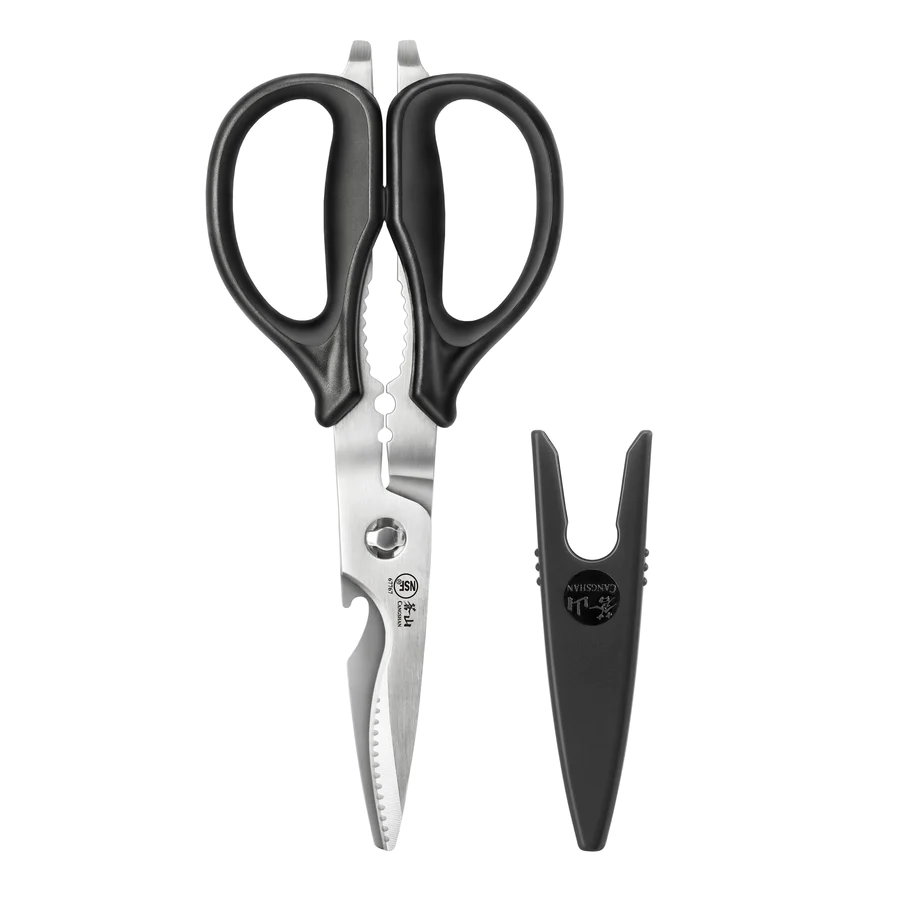 9" Heavy Duty Utility Kitchen Shears with Blade Holder