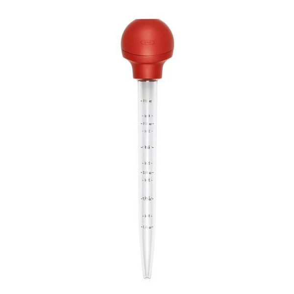Baster With Cleaning Brush - Red OXO