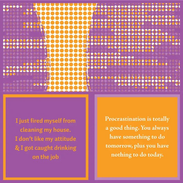 Procrastinate Cocktail Napkin