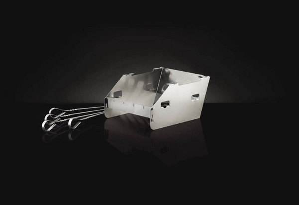 Sizzle Zone Burner Windshield And Skewer Rack - Small