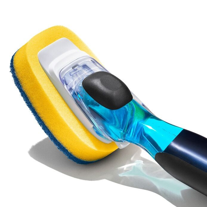 Soap Dispensing Dish Scrub