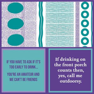 "Drinks On Me" Witty Party Napkins - Several Hysterical Options to Choose From!