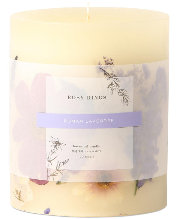 Rosy Rings Small Round Botanical Candle