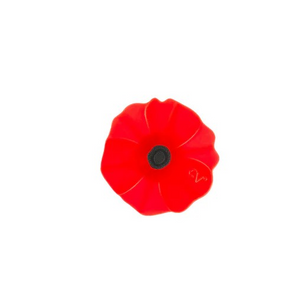 Poppy Bottle Stopper Red