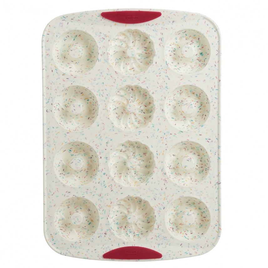 12CT Decorated Donut Confetti  Fuchsia