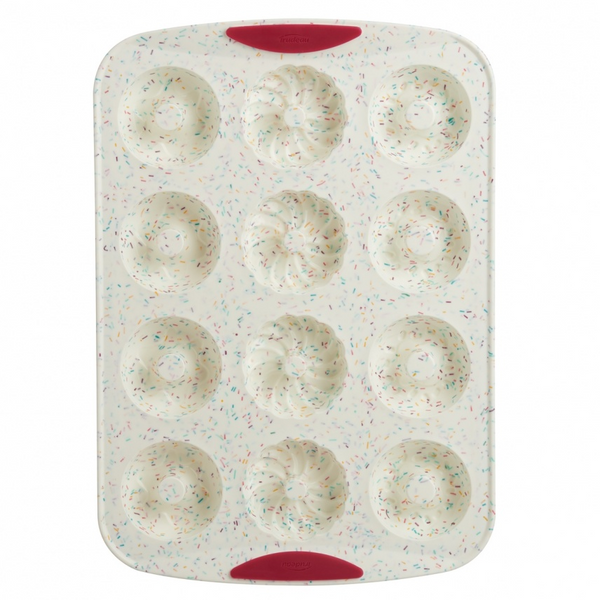 12CT Decorated Donut Confetti  Fuchsia