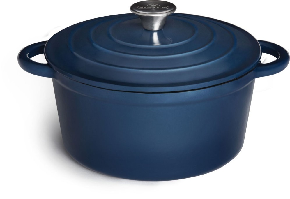 Cast Iron Round Casserole Dish 4.5QT