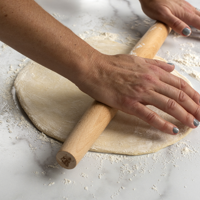 Nordic Ware Brown Tapered Wooden Rolling Pin