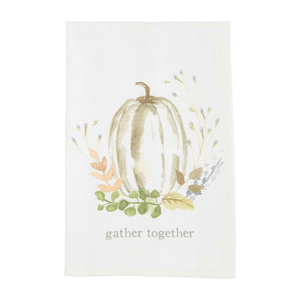 Gather Together Watercolor Towel