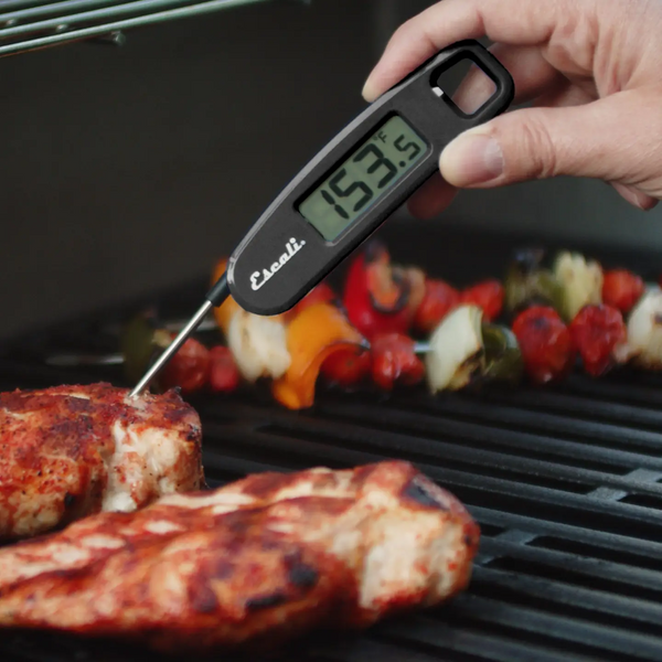 Digital Compact Folding Thermometer - Black
