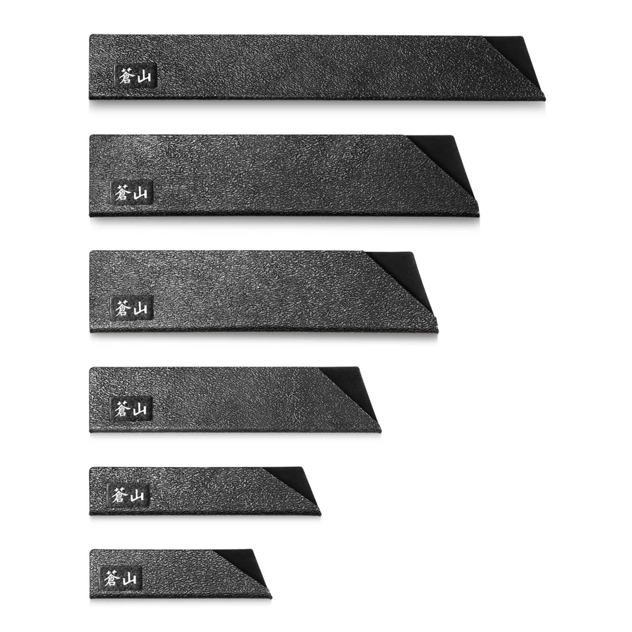 6-Piece Knife Edge Guard Set, Black