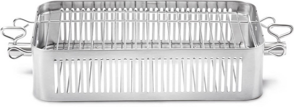 STAINLESS STEEL ROTISSERIE BASKET