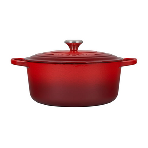 Le Creuset, Cerise, 7.25qt., Signature Round Dutch Oven