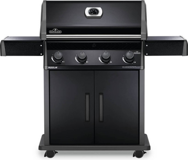 ROGUE 525 Grill BLACK - Cast Iron Grates - Choose Propane or Natural Gas