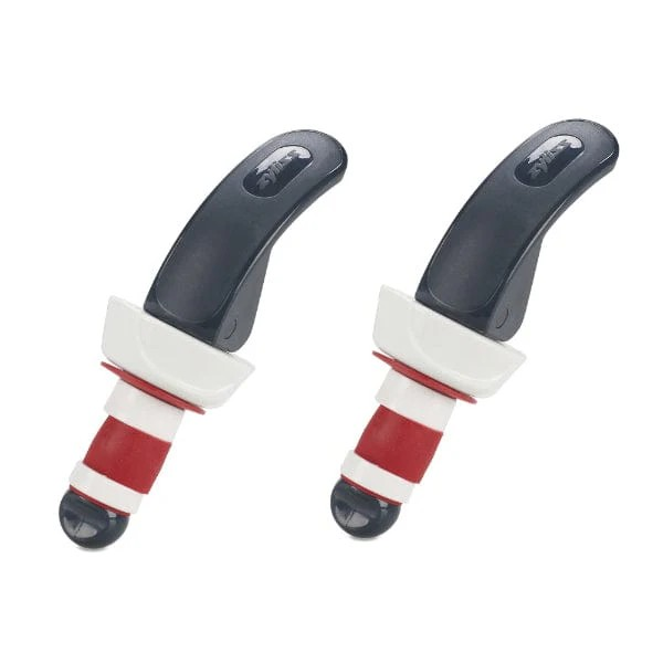 Zyliss Easy Seal Bottle Stoppers - Red & Gray (Set of 2)