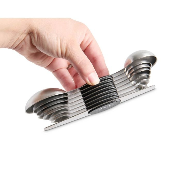 Mrs. Anderson's Baking Dual-Sided Magnetic Measuring Spoons with Leveler