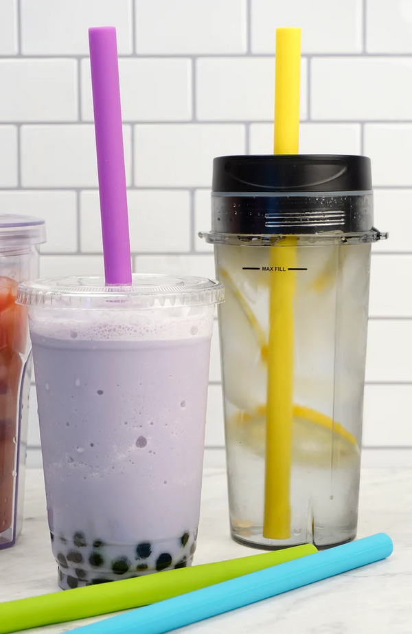 RSVP Silicone Smoothie Straws