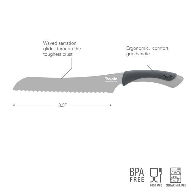 Comfort Grip Bread Knife - 8.5"