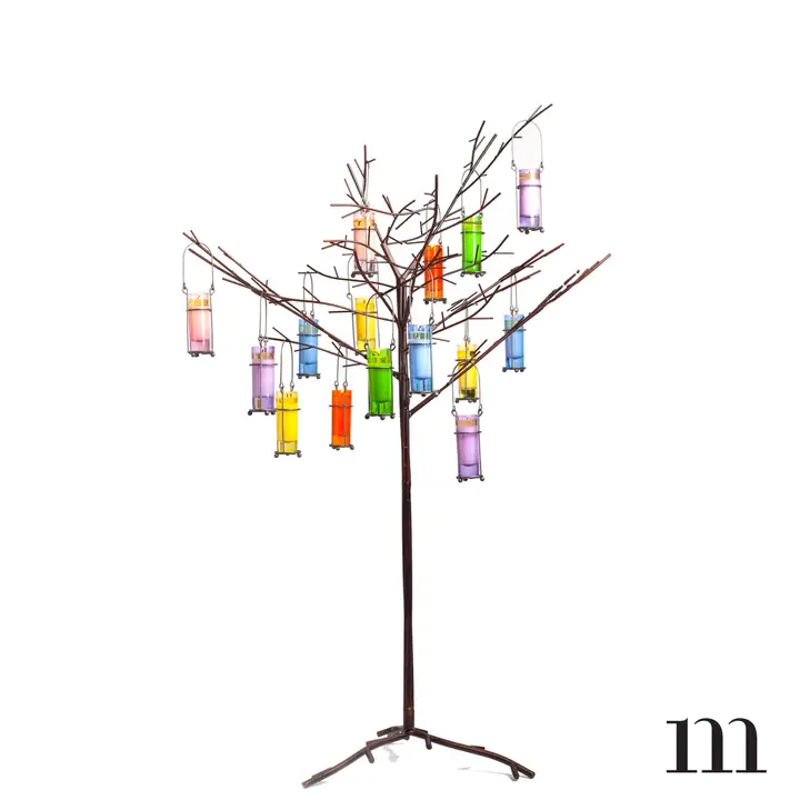 46" Metal Votive Tree