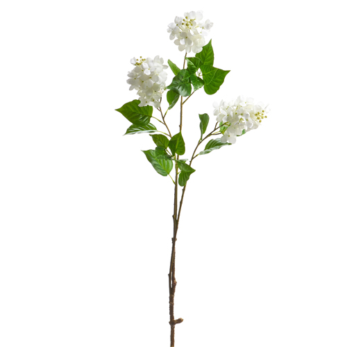 45" White Hydrangea Spray