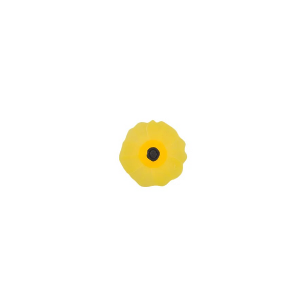 Poppy Bottle Stopper Yellow Bumblebee