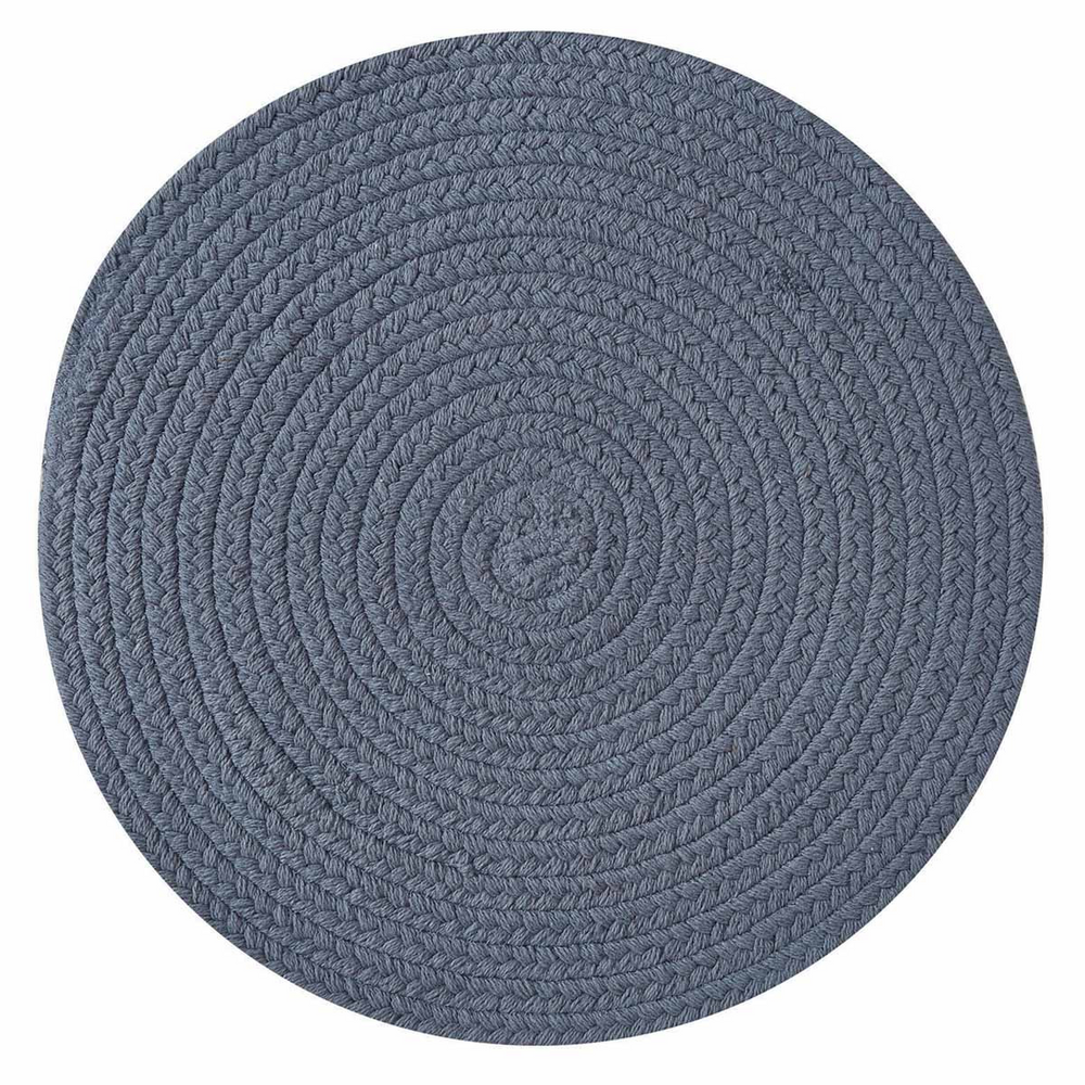 Essex Round Placemat Marine Blue