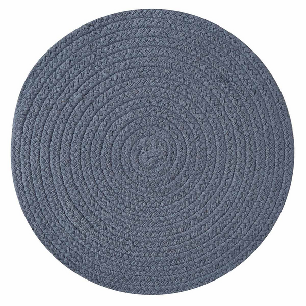 Essex Round Placemat Marine Blue