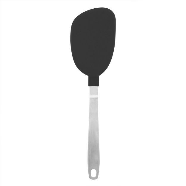 Stainless Steel Handled Nylon Flex Turner - Black