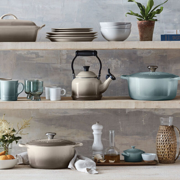 Le Creuset, Sea Salt, 5.5qt., Signature Round Dutch Oven