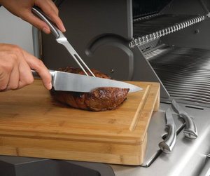 Cutting Board with Stainless Steel Bowls