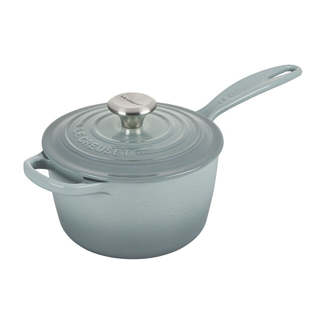 Le Creuset, Sea Salt, 1.75qt., Signature Saucepan