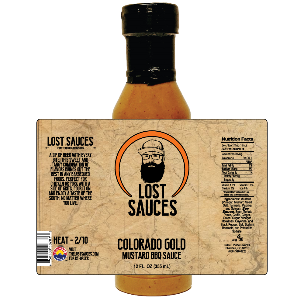 Lost Sauces Colorado Gold BBQ Sauce