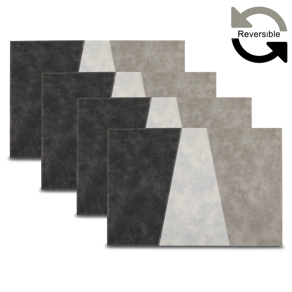Black Milano Placemats Set/4 Placemats