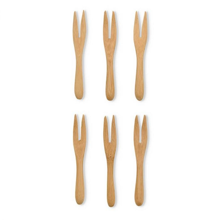 Maison du Fromage Reusable Mini Serving Forks, Set of 6