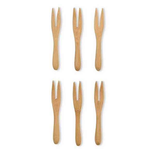 Maison du Fromage Reusable Mini Serving Forks, Set of 6