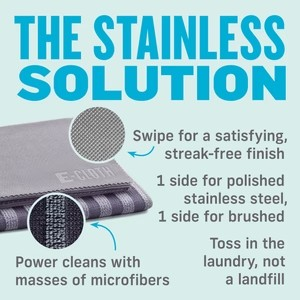 Stainless Steel Cleaning Cloths (Set of 2)