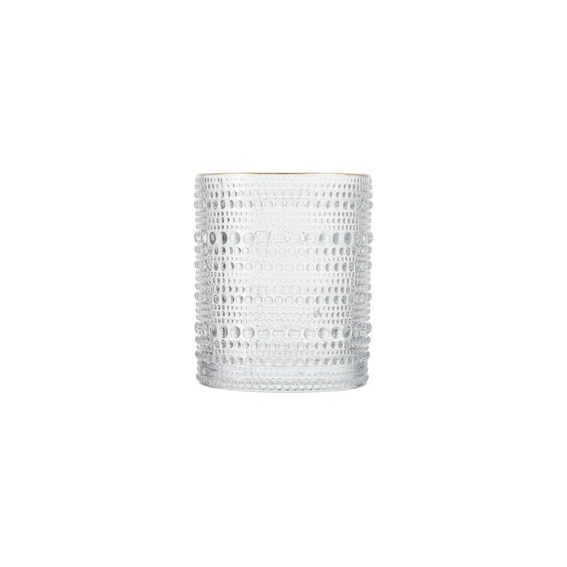 Jupiter Clear Gold Rimmed Double Old Fashioned 10oz